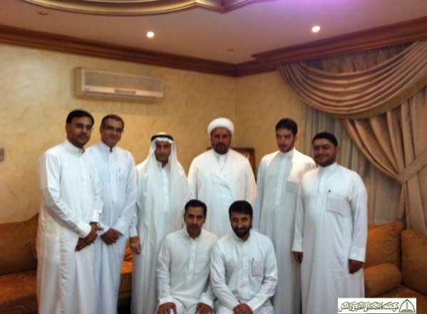 اجتماع الشيخ مصطفى المرهون مع رئيس وأعضاء لجان الولاية الاسلامية