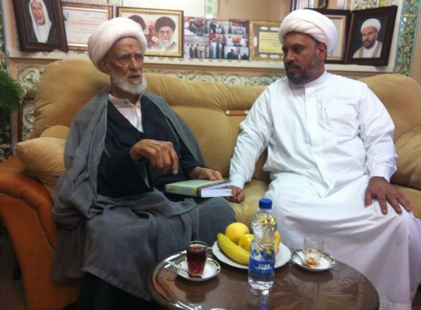 زيارة الشيخ أحمد آل عصفور زيارة الشيخ أحمد آل عصفور
