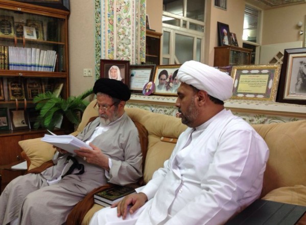 زيارة المحقق الكبير السيد محمد رضا الحسيني الجلالي زيارة المحقق الكبير السيد محمد رضا الحسيني الجلالي