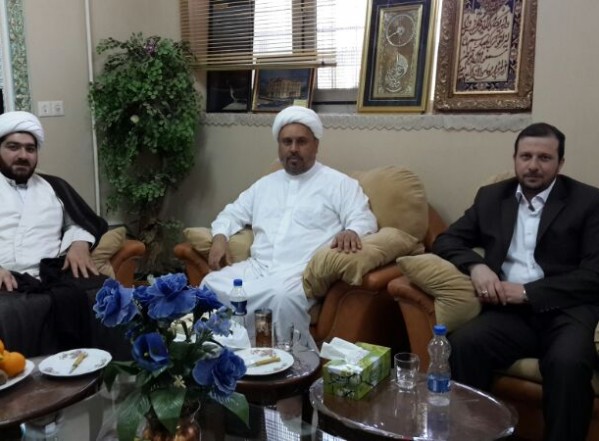 زيارة العلامة الشيخ الجواهري والعلامة الشيخ علاء الحسون زيارة العلامة الشيخ الجواهري والعلامة الشيخ علاء الحسون